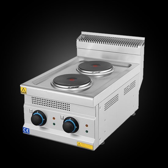 Electric Cooker with 2 Plates 